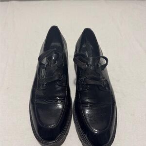Donald Pilner Black Leather Shoes